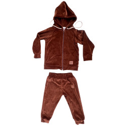 Velour tracksuit