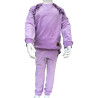 Velor tracksuit with ruffles