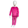 Velor tracksuit with ruffles