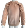 Velor tracksuit with ruffles