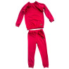 Velor tracksuit with ruffles