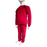 Velor tracksuit with ruffles