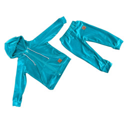 Velour tracksuit