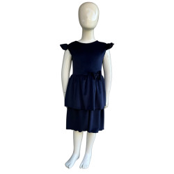 Sleeveless velvet dress