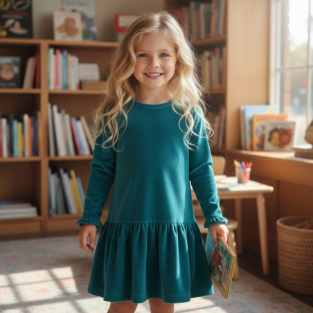 Sukienka welur bombka