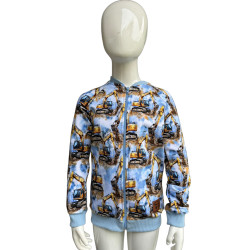 Sweatshirt with excavators