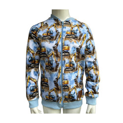 Sweatshirt with excavators