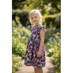 Painted flower dress