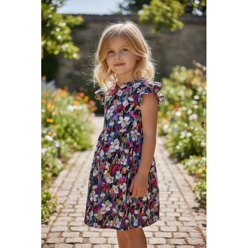 Painted flower dress