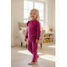 Velor tracksuit with ruffles