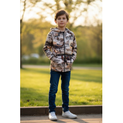 Bluza samoloty z kapturem