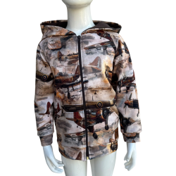Bluza samoloty z kapturem